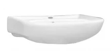 Lavamanos de pedestal DGC blanco 