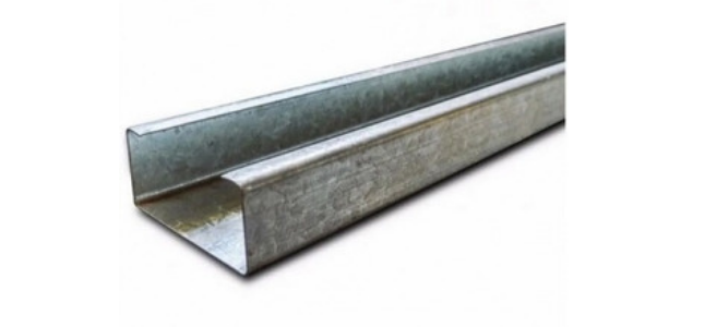 Perfil 2mm galvanizado 100x40mm